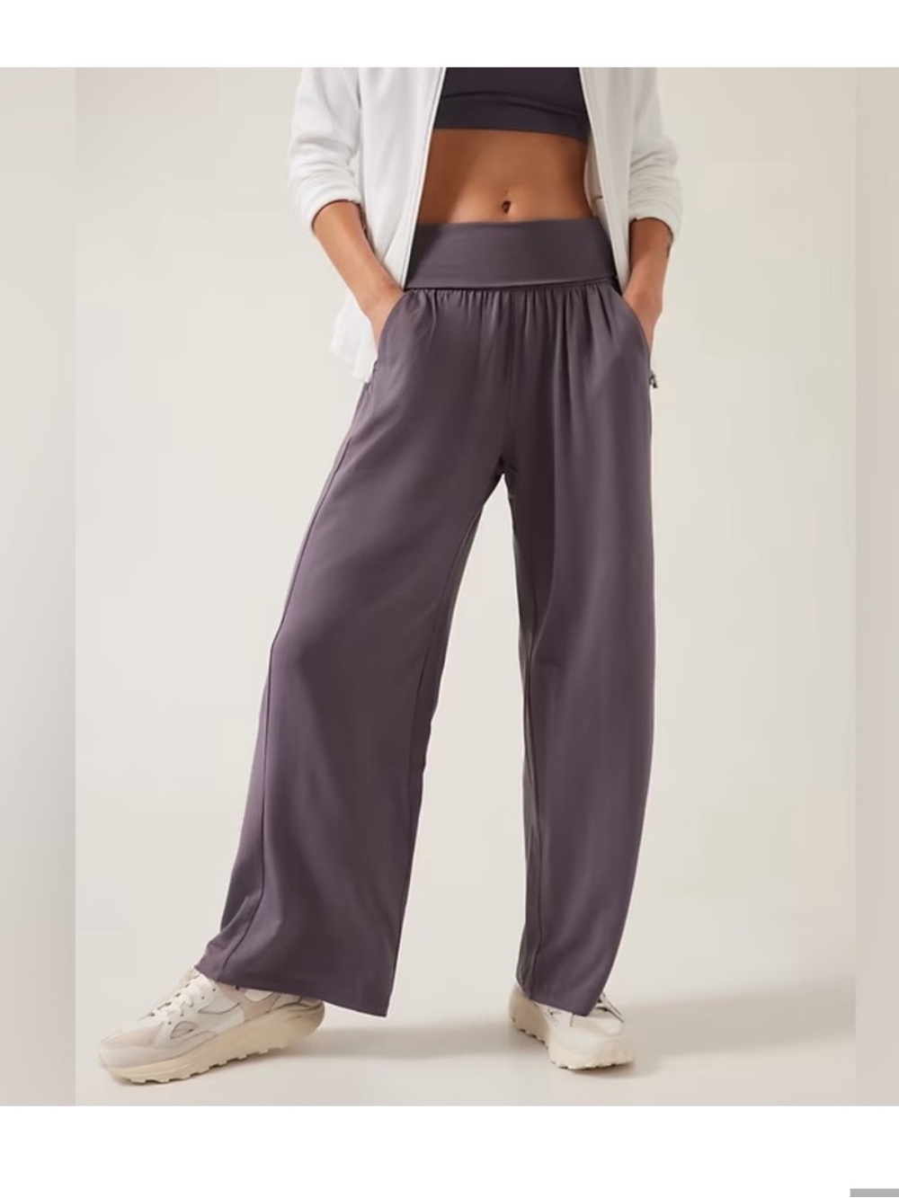 Athleta Studio Wide Leg Pant